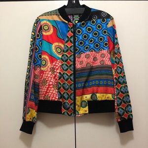 NWT $595 Alice + Olivia Lonnie Reversible Bomber Jacket in XS and Small!